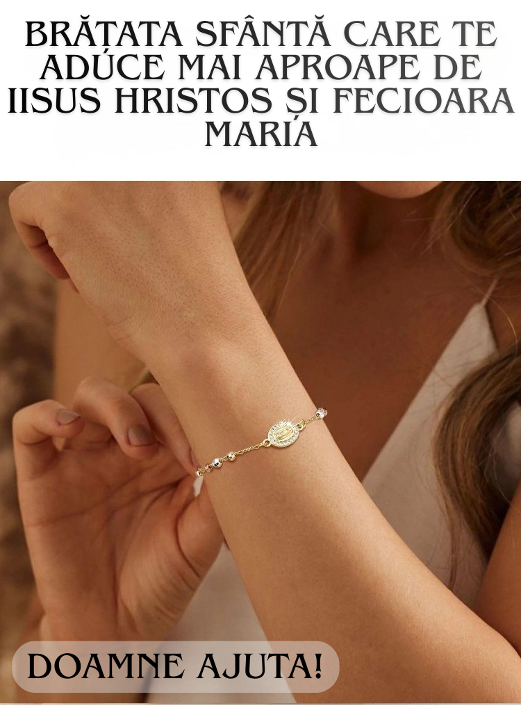 Brățara Credinței cu Fecioara Maria și Iisus Hristos