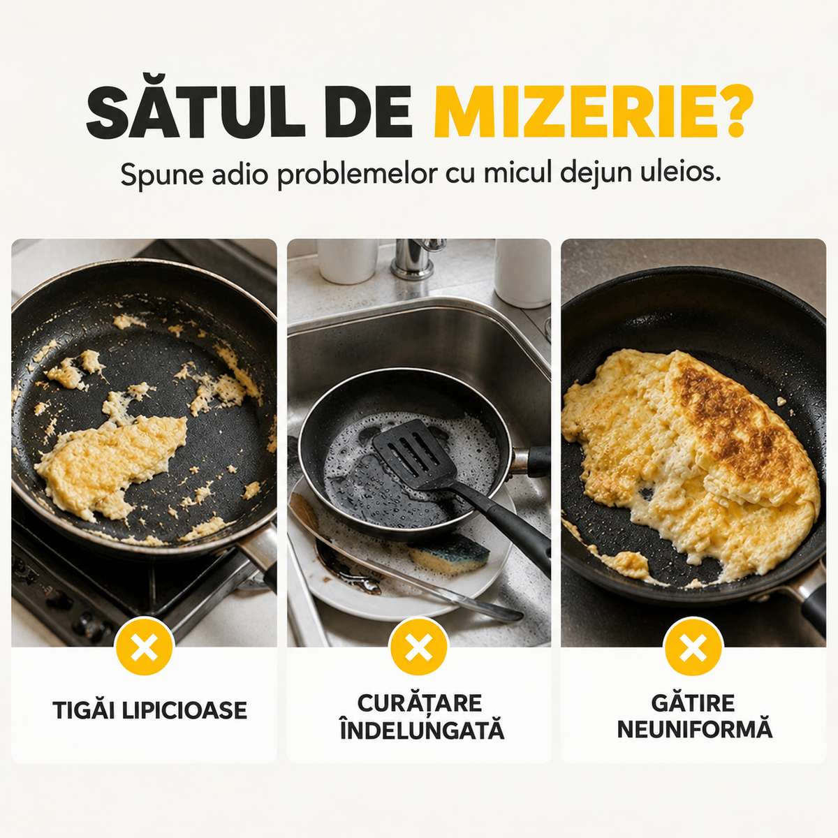 🍳 Aparat 2-în-1 pentru Omletă și Ouă la Microunde