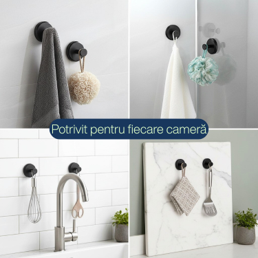 1+1 GRATUIT – Cârlig cu ventuză puternică pentru icoane și cruci – fără găuri în perete