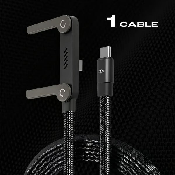 Cablu Încărcare cu Suport Integrat 240W