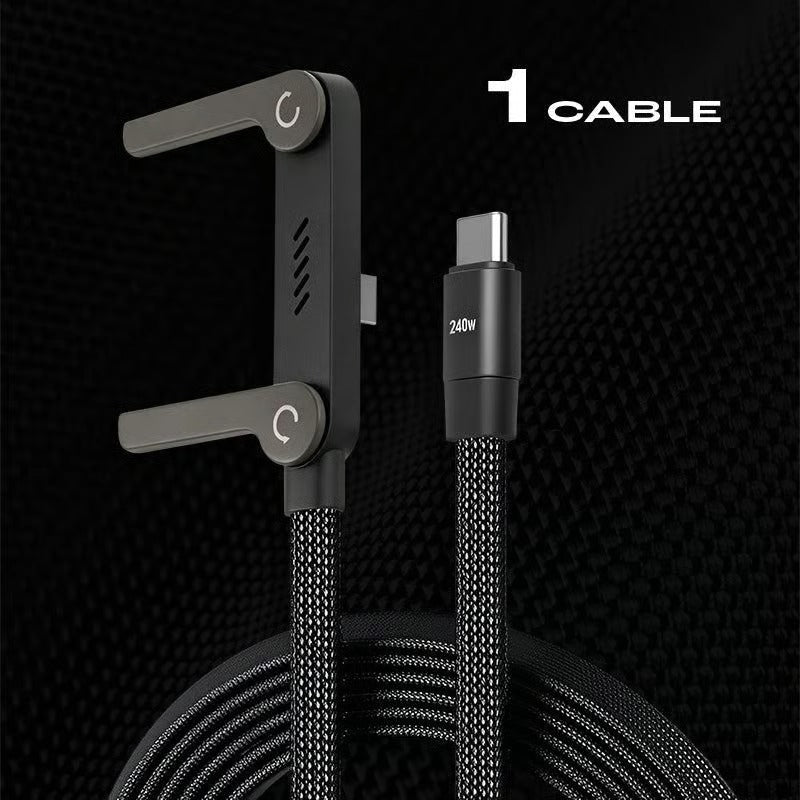 Cablu Încărcare cu Suport Integrat 240W