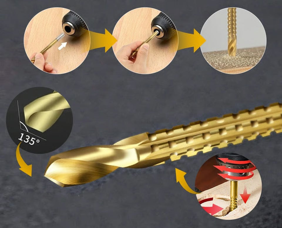 DrillCut™ – Burghiul Multifuncțional 6 în 1