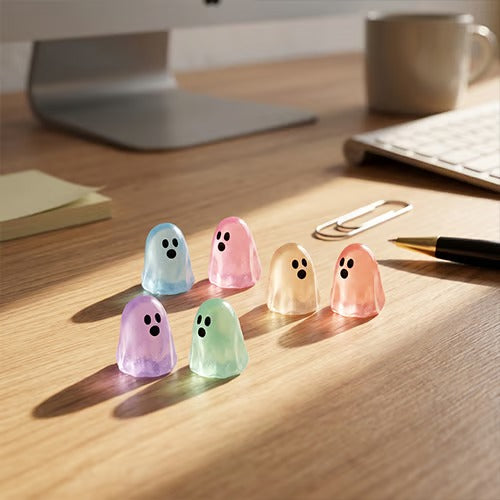 👻 Mini-Fantome Fosforescente – Set Decorativ Halloween ✨