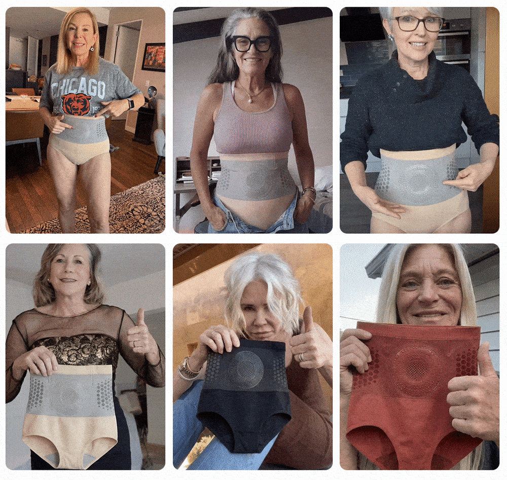 Pantaloni modelatori  pentru arderea grăsimii 4-în-1 din microfibră