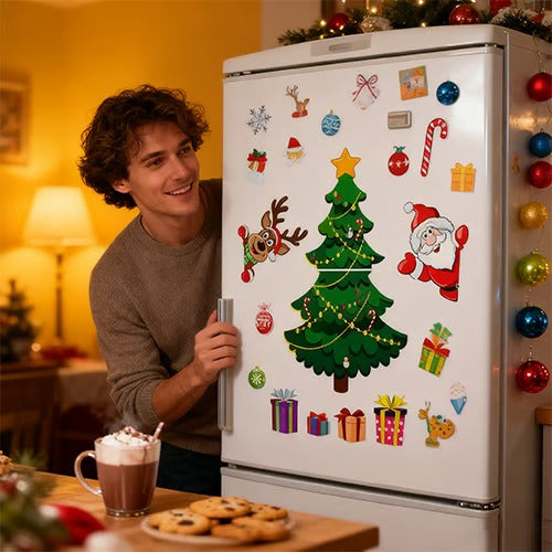 🎄 Set Magneți de Crăciun – 24 Piese