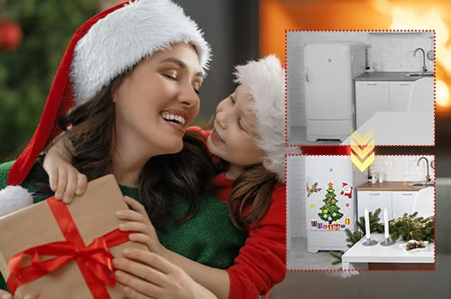 🎄 Set Magneți de Crăciun – 24 Piese