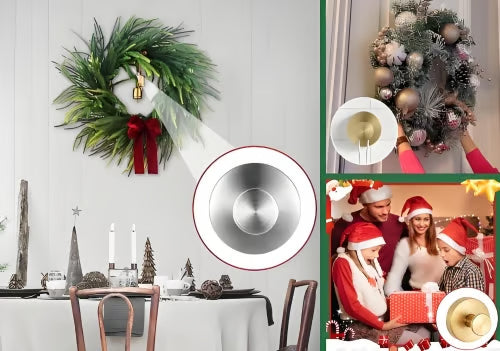 1+1 GRATUIT – Cârlig cu ventuză pentru coronițe și decorațiuni
